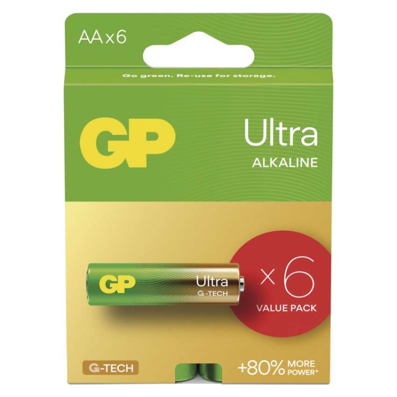 Baterija GP ULTRA alkalna LR6 AA 6 kosov