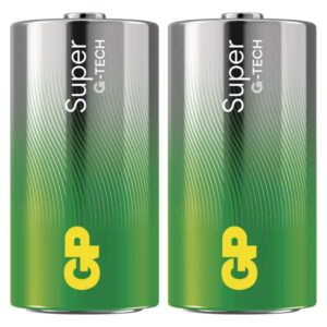 Baterija GP SUPER alkalna LR14  C 2 folija