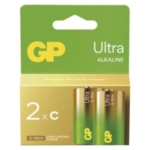 Baterija GP ULTRA alkalna LR14 C 2 kos