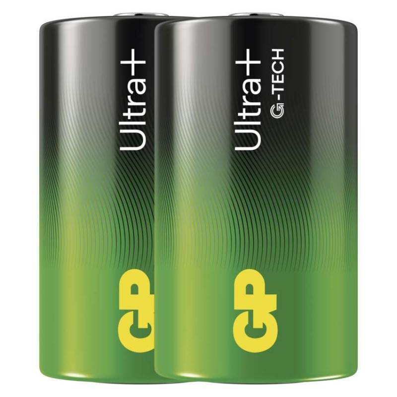 Baterija GP ULTRA PLUS alkalna LR20 D 2 kos - slika 2
