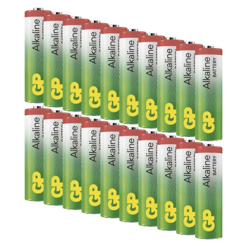 Baterija GP ALKALINE alkalna LR6 AA 20 blister - slika 3
