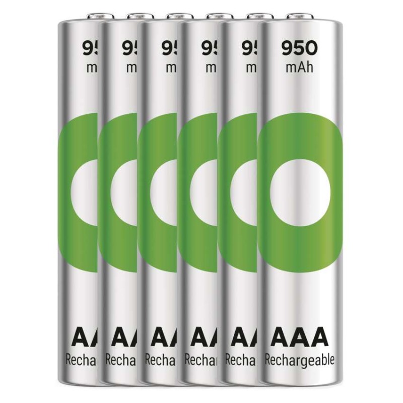 Polnilna baterija GP ReCyko 950 mAh HR03 (AAA) 6kos - slika 2