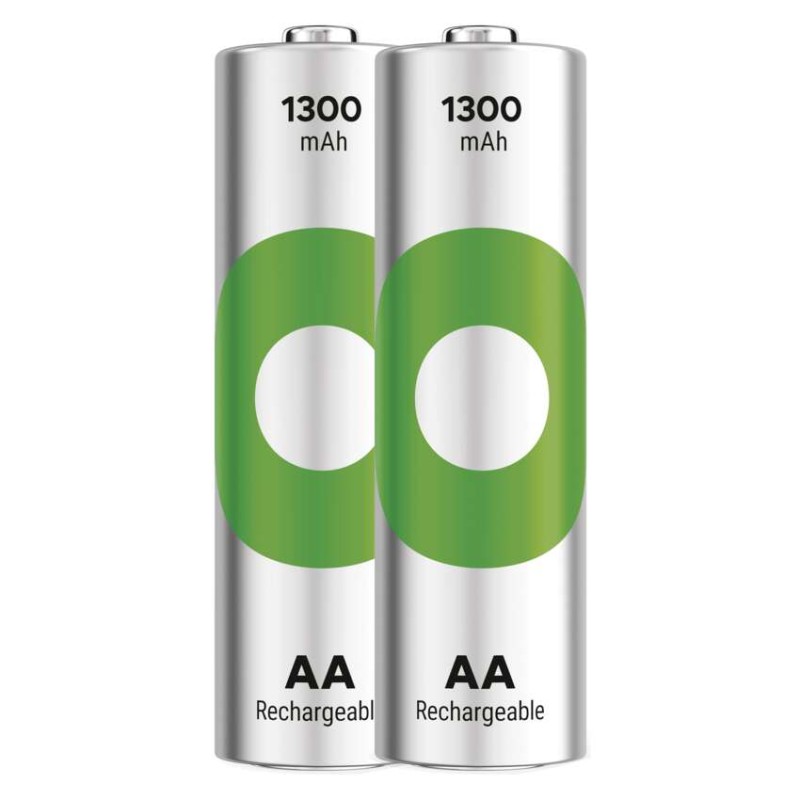 Polnilna baterija GP ReCyko 1300 mAh HR6 (AA) 2kos - slika 2