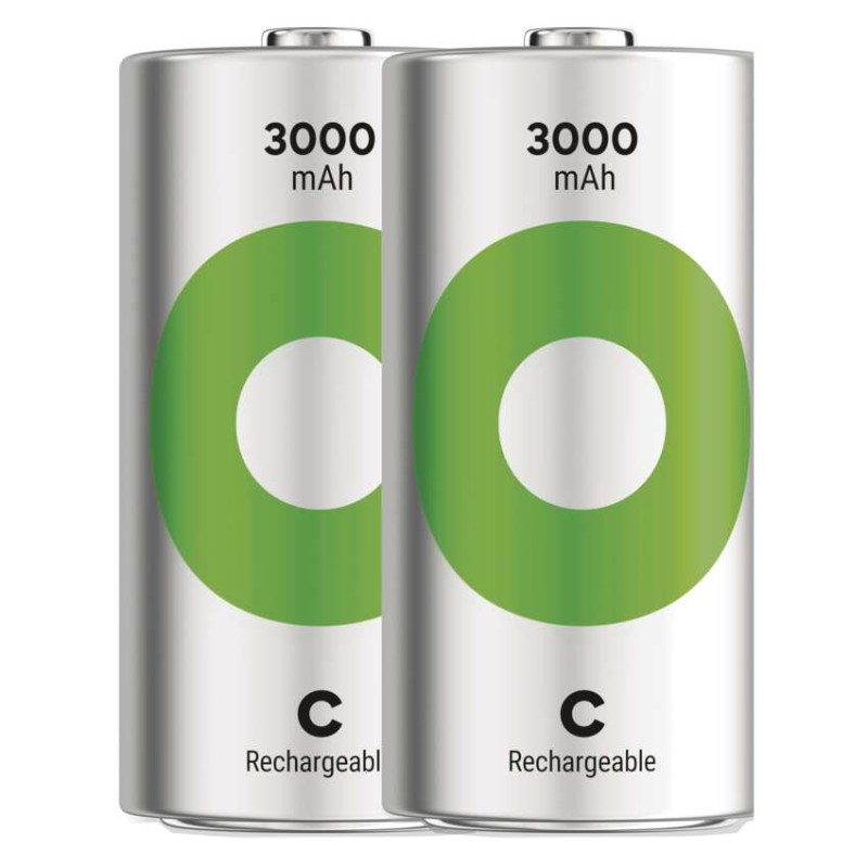 Polnilna baterija GP ReCyko 3000 mAh HR14 (C) 2kos - slika 2