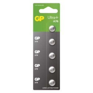 Baterija GP Ultra Plus gumbna alkalna LR44 A76F 5 blister