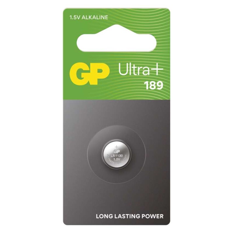 Baterija GP Ultra Plus gumbna alkalna LR54 189F 1 blister