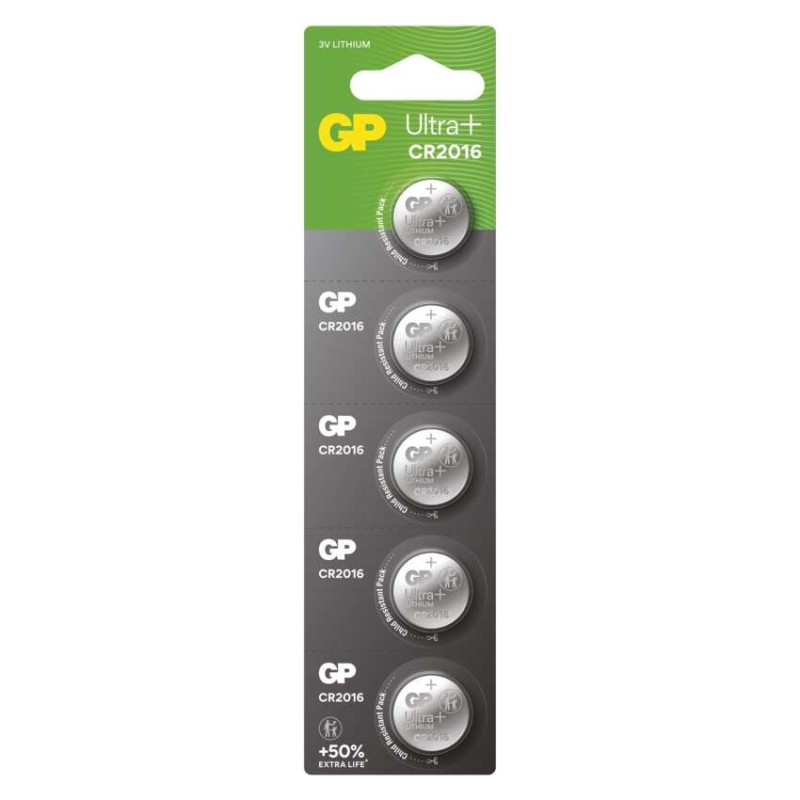 Baterija GP Ultra plus litijska CR2016 5 blister