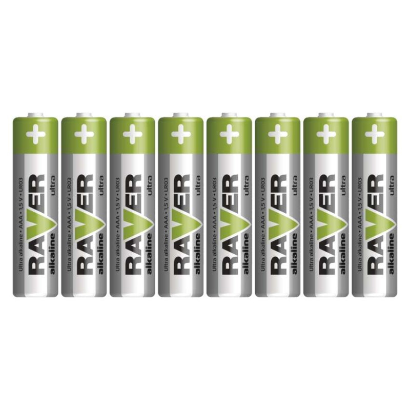 Baterija RAVER Alkaline LR03 AAA 8 folija - slika 2