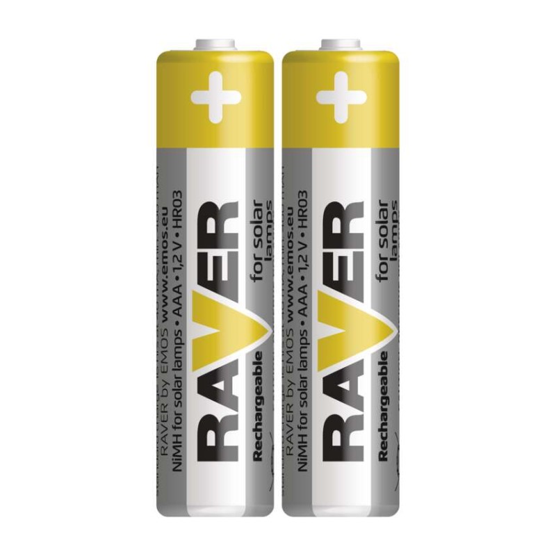 Baterija RAVER SOLAR polnilna HR03 AAA 2 blister - slika 2