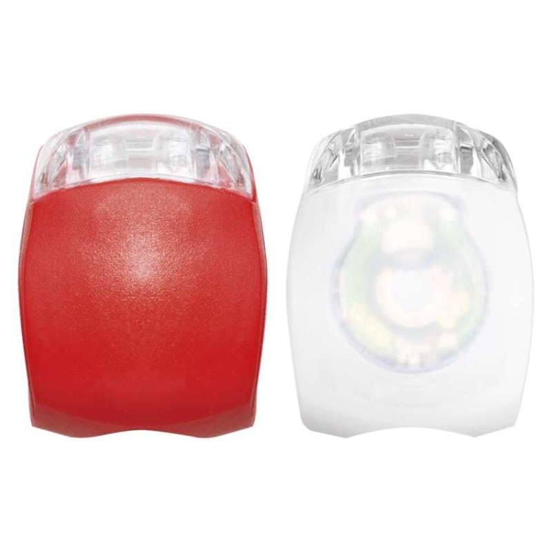 Kolesarska LED svetilka SET, 10 lm,2×CR2032, sprednja+zadnja - slika 3