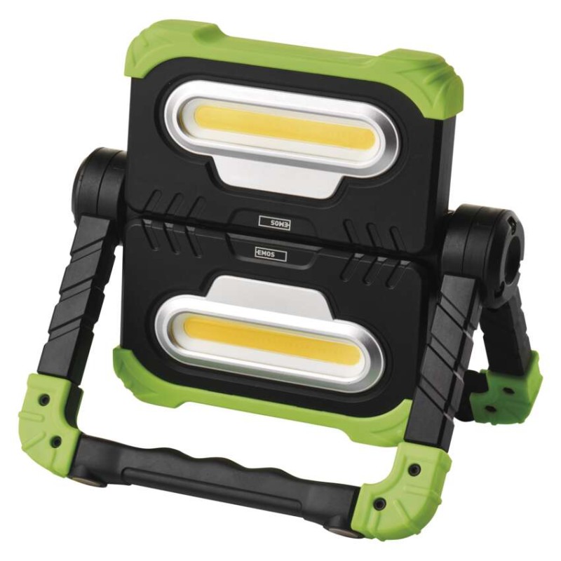 Polnilna LED delovna svetilka 2x COB, 2000 lm, 8000 mAh