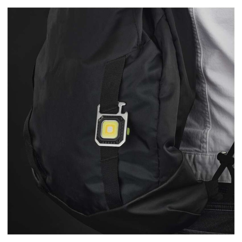 Polnilna mini LED svetilka - obesek za ključe, 750 lm, 10 kosov, razstavna škatla - slika 2
