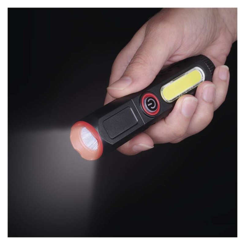 LED polnilna plastična svetilka P4720, 120 lm, 10 KOSOV, display box - slika 2