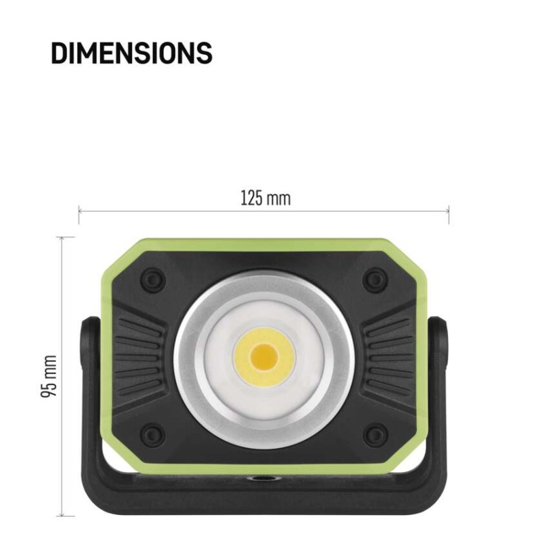 Polnilna LED delovna svetilka COB, 900 lm, 4400 mAh - slika 2