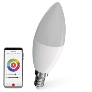LED žarnica GoSmart Candle / E14 / 4,8 W (40 W) / 470 lm / RGB / zatemnilna / WiFi