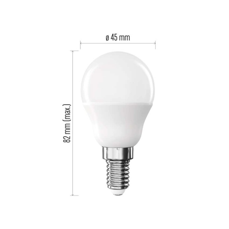 LED žarnica Basic MINI GLOBE E14 / 8,8 W (60 W) / 806 lm / Nevtralna bela - slika 2
