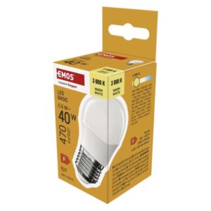 LED žarnica Basic Mini Globe / E27 / 5,5 W (40 W) / 470 lm / Toplo bel