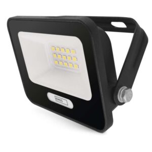 LED reflektor GLARO 10W, črni, IP65, 1000 lm, nevtralna bela