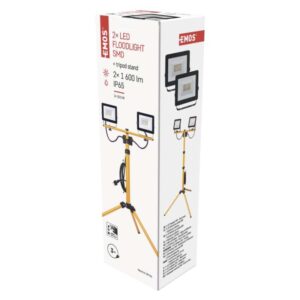 LED reflektor HOBBY SLIM 2× 20,5W + trinožni stativ