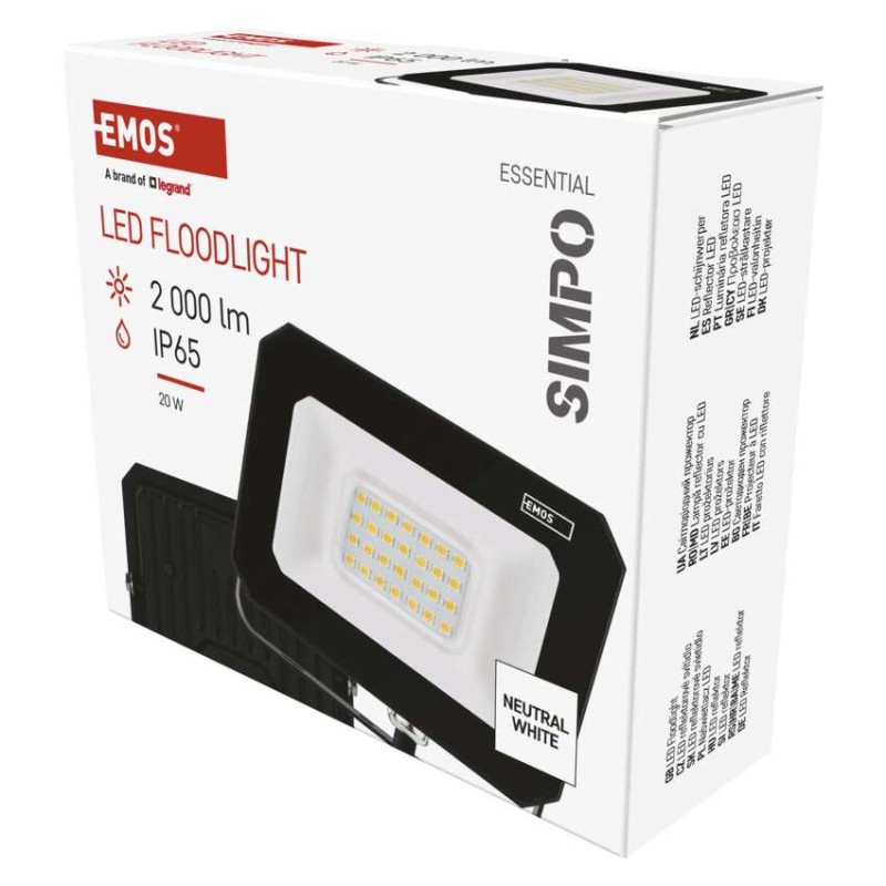 LED reflektor SIMPO 20 W nevtralna bela - slika 2