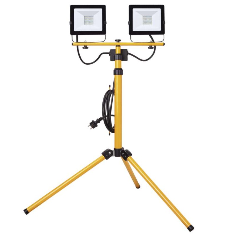 LED reflektor HOBBY SLIM 2× 30W + trinožni stativ - slika 3