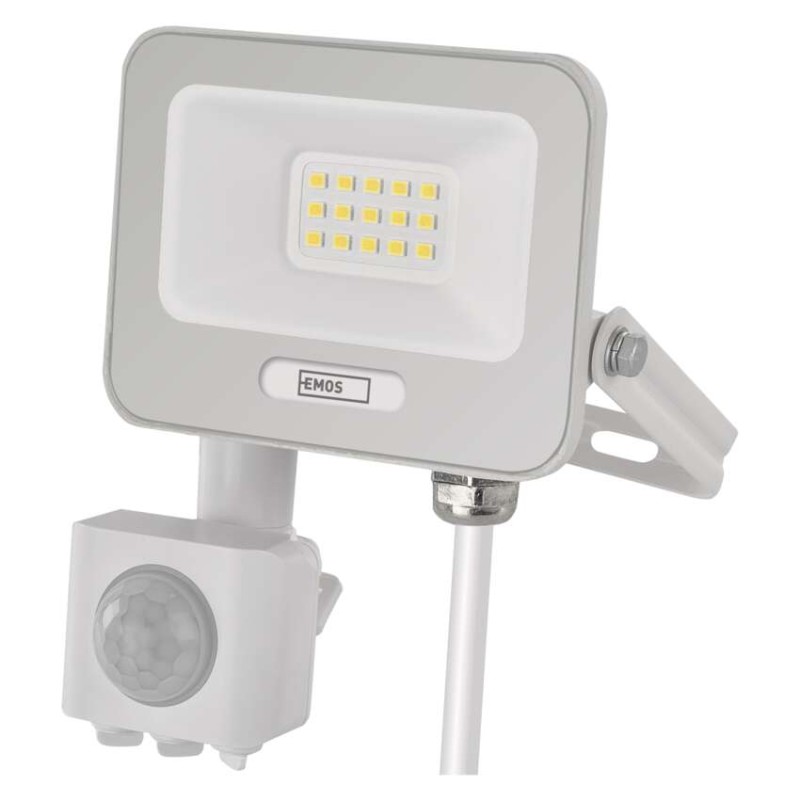 LED reflektor GLARO PIR 10 W, bel, IP54, 1000 lm, nevtralna bela - slika 3