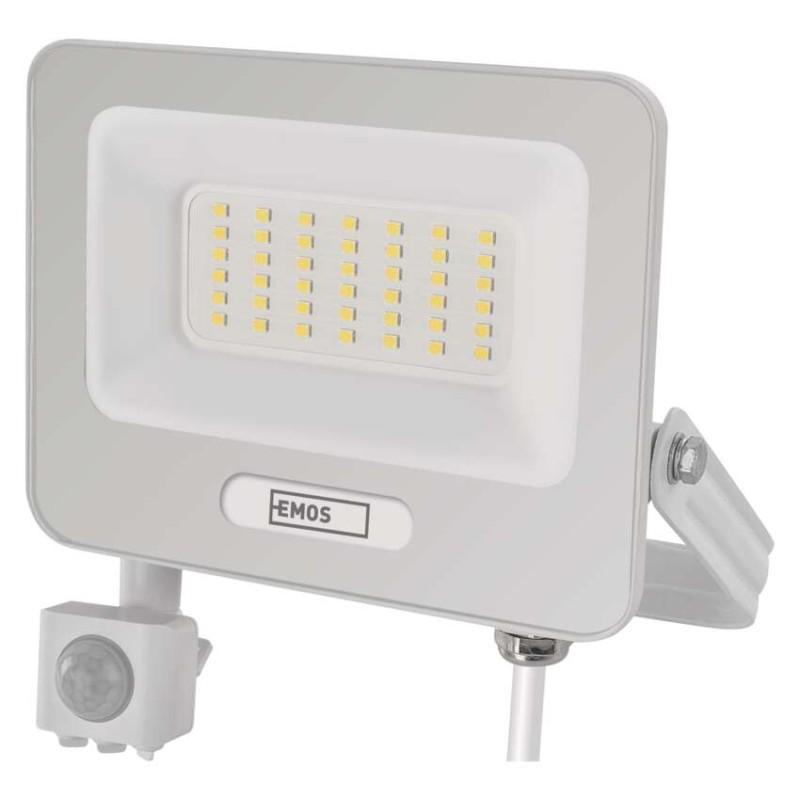 LED reflektor GLARO PIR 50 W, bel, IP54, 5000 lm, nevtralna bela - slika 3