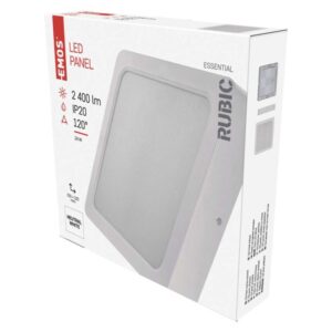 LED vgradno svetilo RUBIC, kvadratno, belo, 24W, nevtralno bela