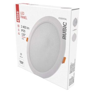 LED vgradno svetilo RUBIC, okroglo, belo, 24W, nevtralno bela