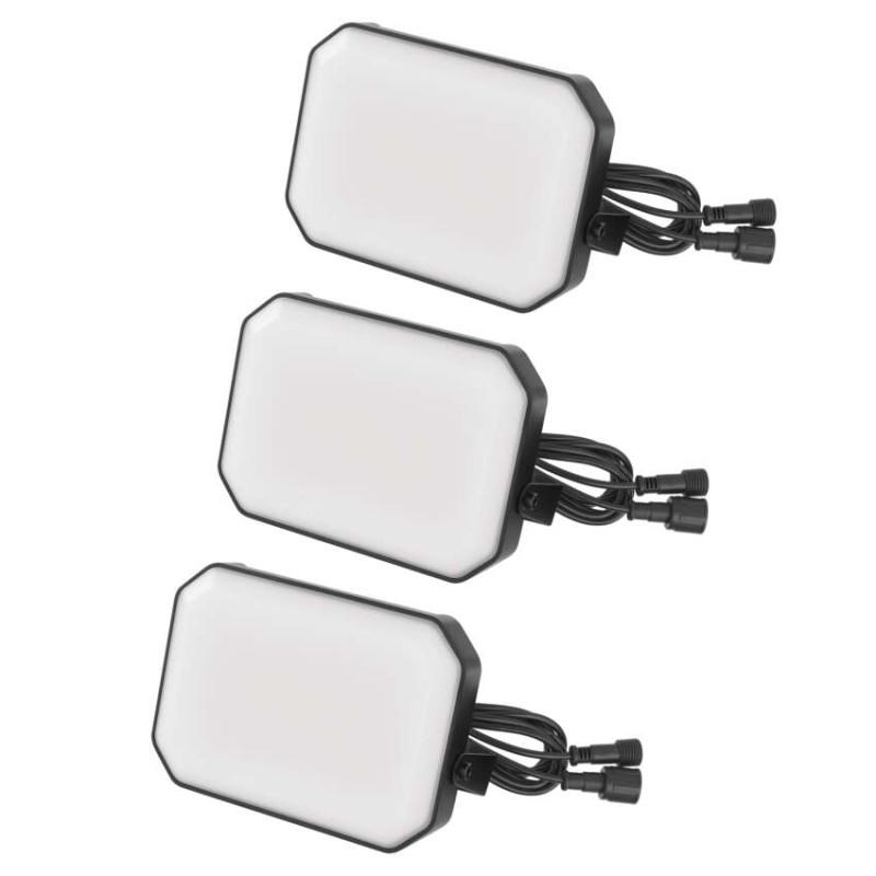GoSmart zunanji LED reflektor, začetni komplet, 3 deli, 14 W, RGBIC zatemnilni, WiFi - slika 2