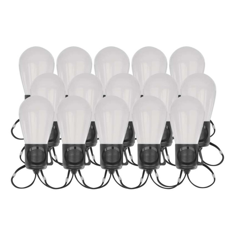 GoSmart LED svetlo. veriga – 15× zabavne žarn., 15m, zunanjo in notranjo upor., RGBIC WiFi - slika 2