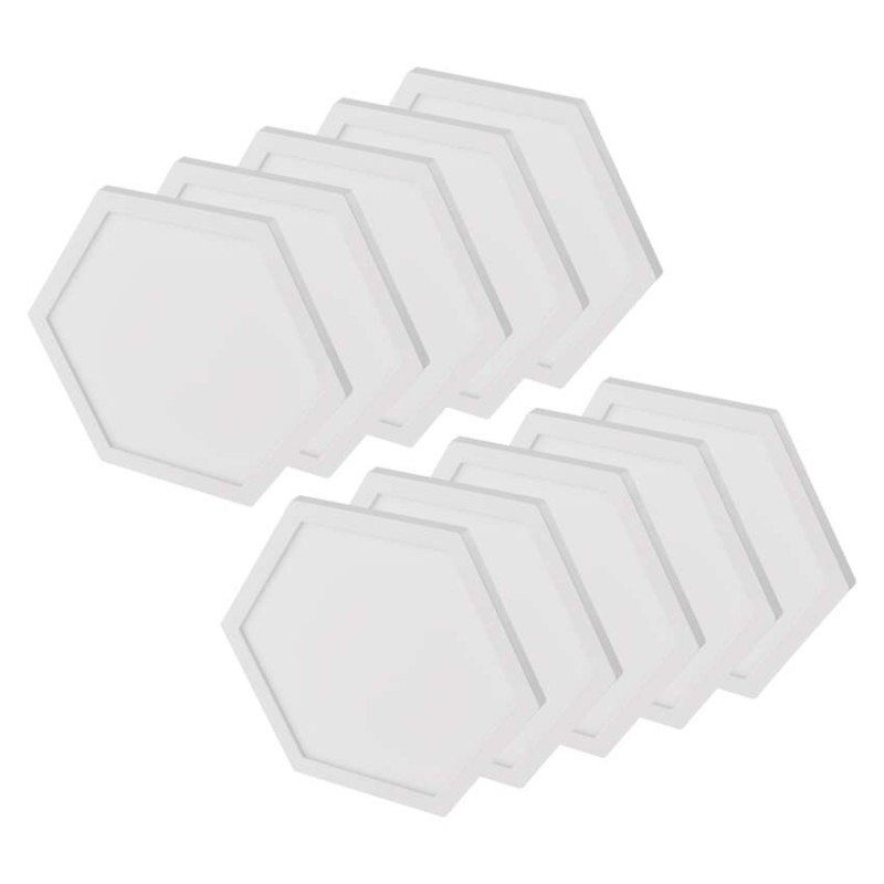 GoSmart LED svetilka Hexagon, začet.kom.10 delov, 19 W, RGBIC z možnostjo zatemnitve, WiFi - slika 2