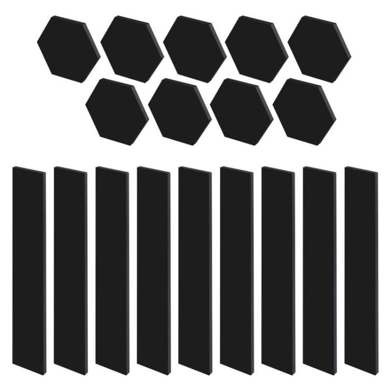 GoSmart LED svetilka Lines črna, 9 delov, 34 W, RGBIC možnost zatemnitve, WiFi - slika 2