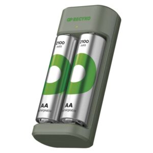 GP polnilec baterij Eco E221 + 2× AA GP ReCyko 2100