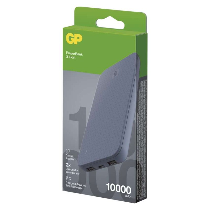 GP B+ Series powerbank, 10 000 mAh, 15 W, modra - slika 2