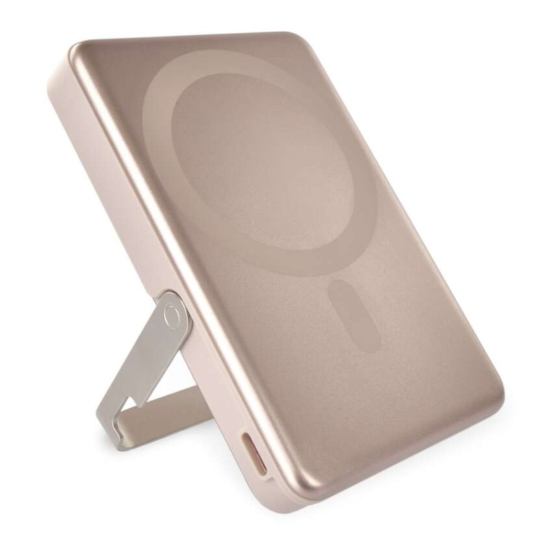 EMOS powerbank EMOS WI 1031, 10 000 mAh, 20 W + wireless, rožnato-zlata