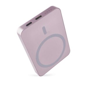 EMOS powerbank WI 522, 5 000 mAh, 20 W+Wireless, lososova