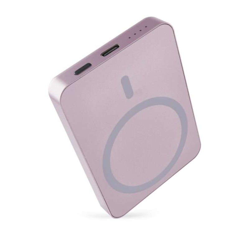 EMOS powerbank WI 522, 5 000 mAh, 20 W+Wireless, lososova