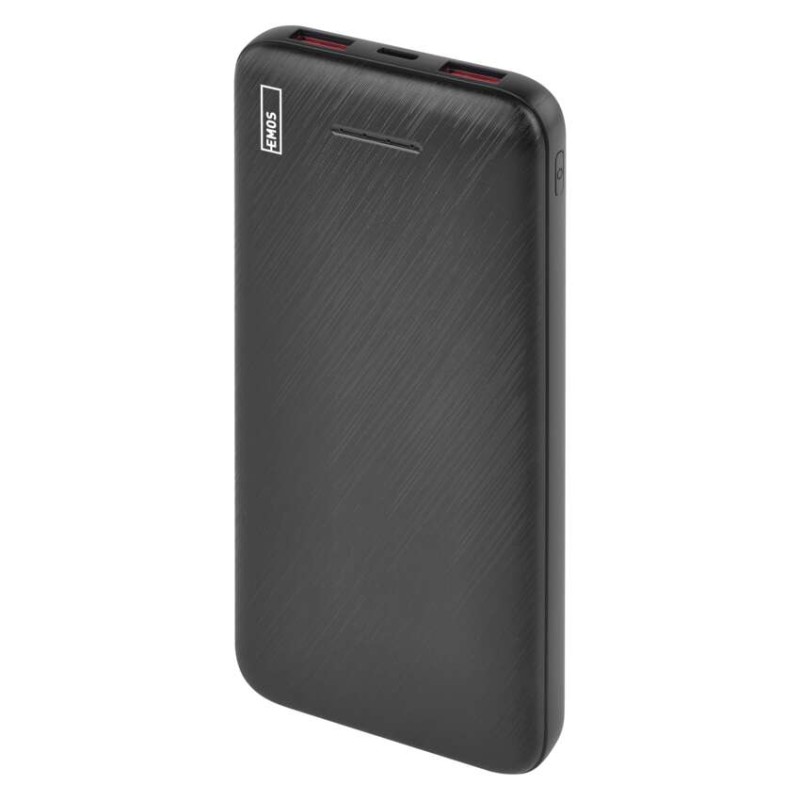 EMOS AlphaQ3 powerbank, 10 000 mAh, 22,5 W, črni - slika 2