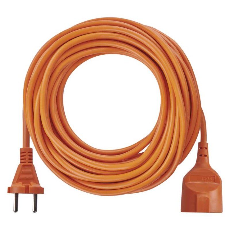 Dvožilni podaljšek 20m / 1 vtičnica / PVC / 230V / 1,5 mm2 - slika 2