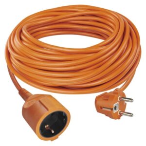Podaljšek 30 m / 1 vtičnica / oranžni / PVC / 250 V / 1,5 mm2