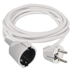 Podaljšek 1,4 m  /  1 vtičnica  /  beli  /  PVC  /  1 mm2