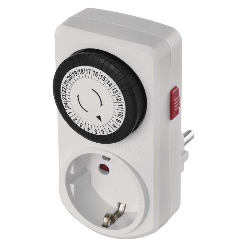 Mehanska stikalna ura dnevna P5523 schuko