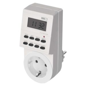 Digitalna stikalna ura tedenska P5521 schuko