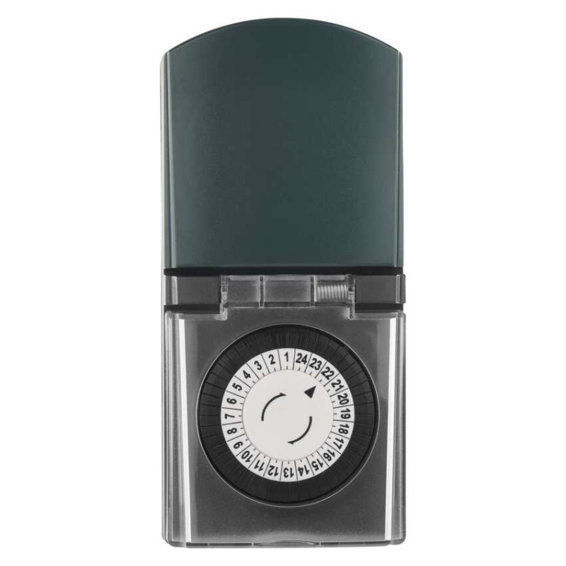 Mehanska stikalna ura dnevna P5526 IP44 schuko - slika 2
