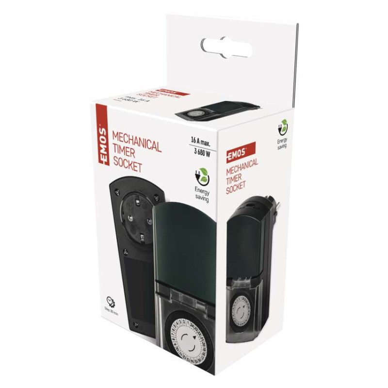 Mehanska stikalna ura dnevna P5526 IP44 schuko - slika 3