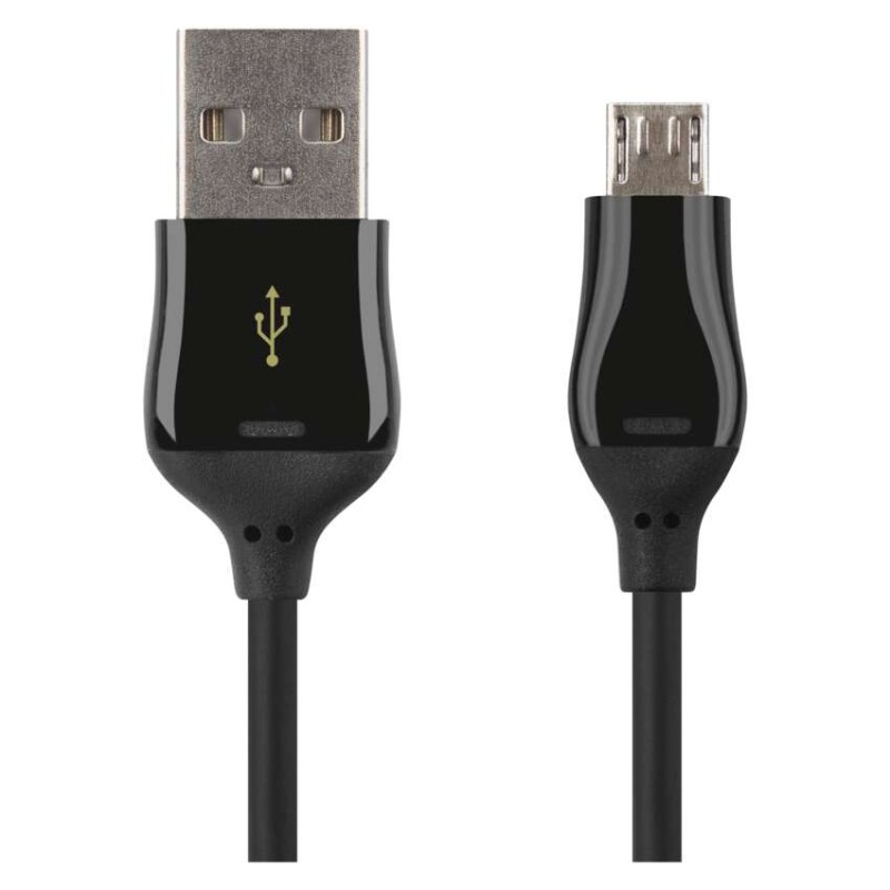 Kabel USB-A / micro USB-B, 2.0, hitro polnjenje Quick Charge, podatki, 1 m, črna - slika 3