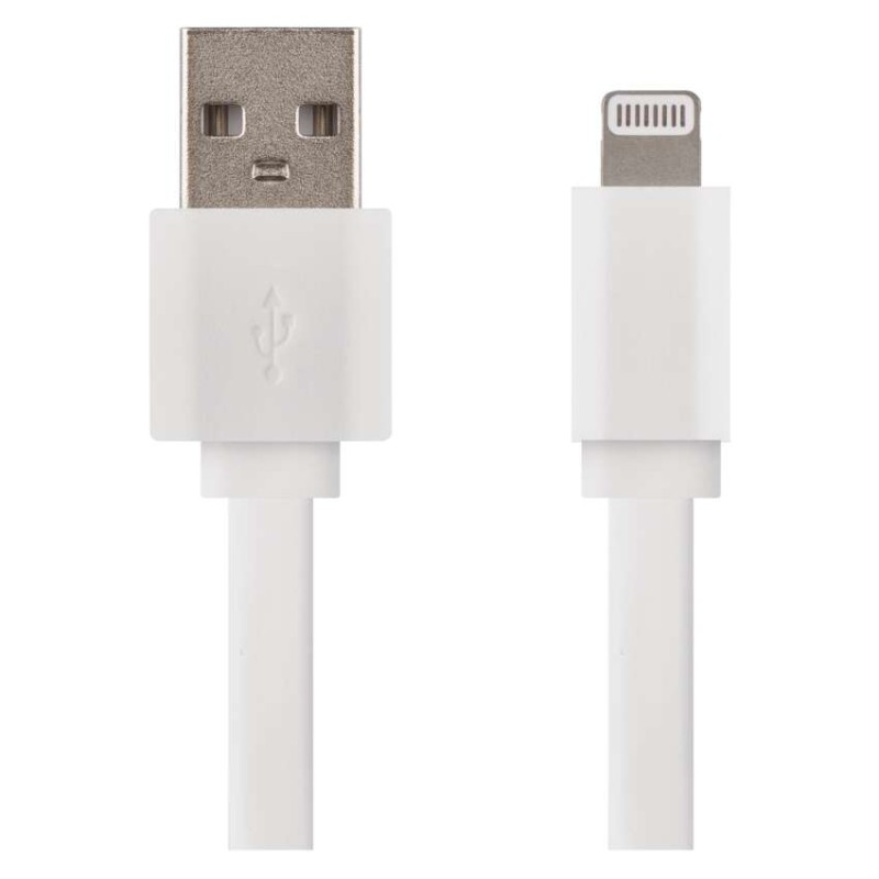 Kabel USB-A / i16P - Lightning Mfi, polnjenje, podatki, 1 m, bela - slika 3
