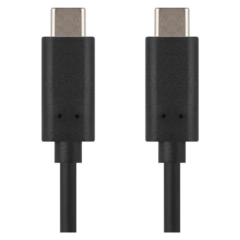 Kabel USB-C / USB-C, 3.1, polnjenje, podatki, 1 m, črna - slika 2