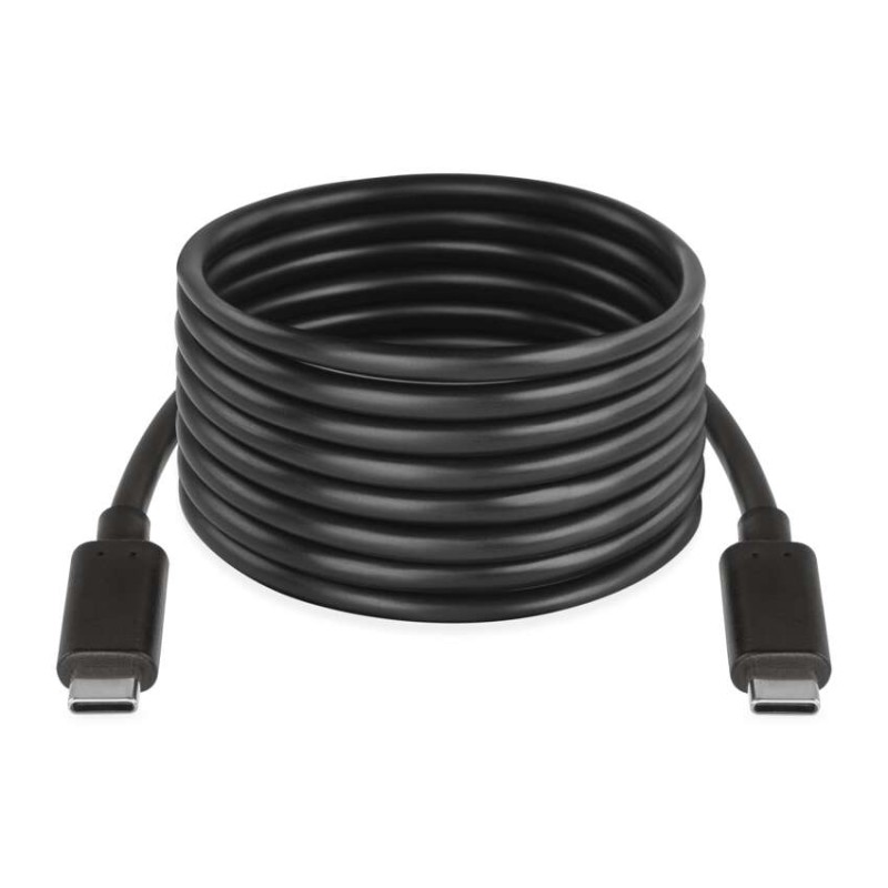 Kabel USB-C / USB-C, 2.0, polnjenje, podatki, 2 m, črna